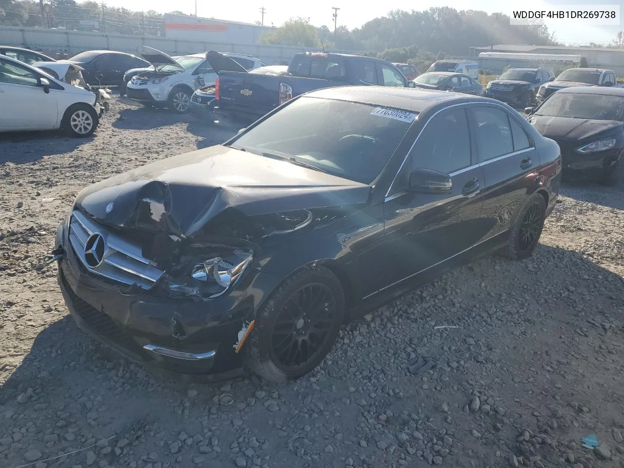 2013 Mercedes-Benz C 250 VIN: WDDGF4HB1DR269738 Lot: 77030024