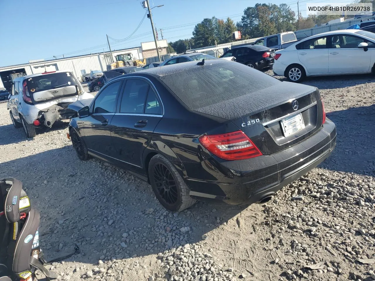 2013 Mercedes-Benz C 250 VIN: WDDGF4HB1DR269738 Lot: 77030024