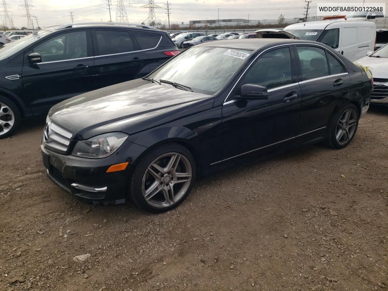 2013 Mercedes-Benz C 300 4Matic VIN: WDDGF8AB5DG122948 Lot: 77226524