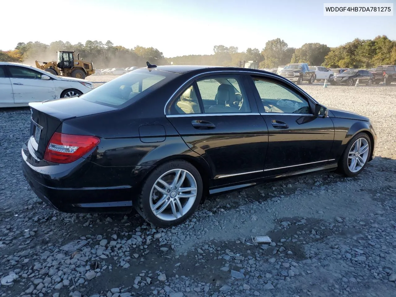 2013 Mercedes-Benz C 250 VIN: WDDGF4HB7DA781275 Lot: 77343094