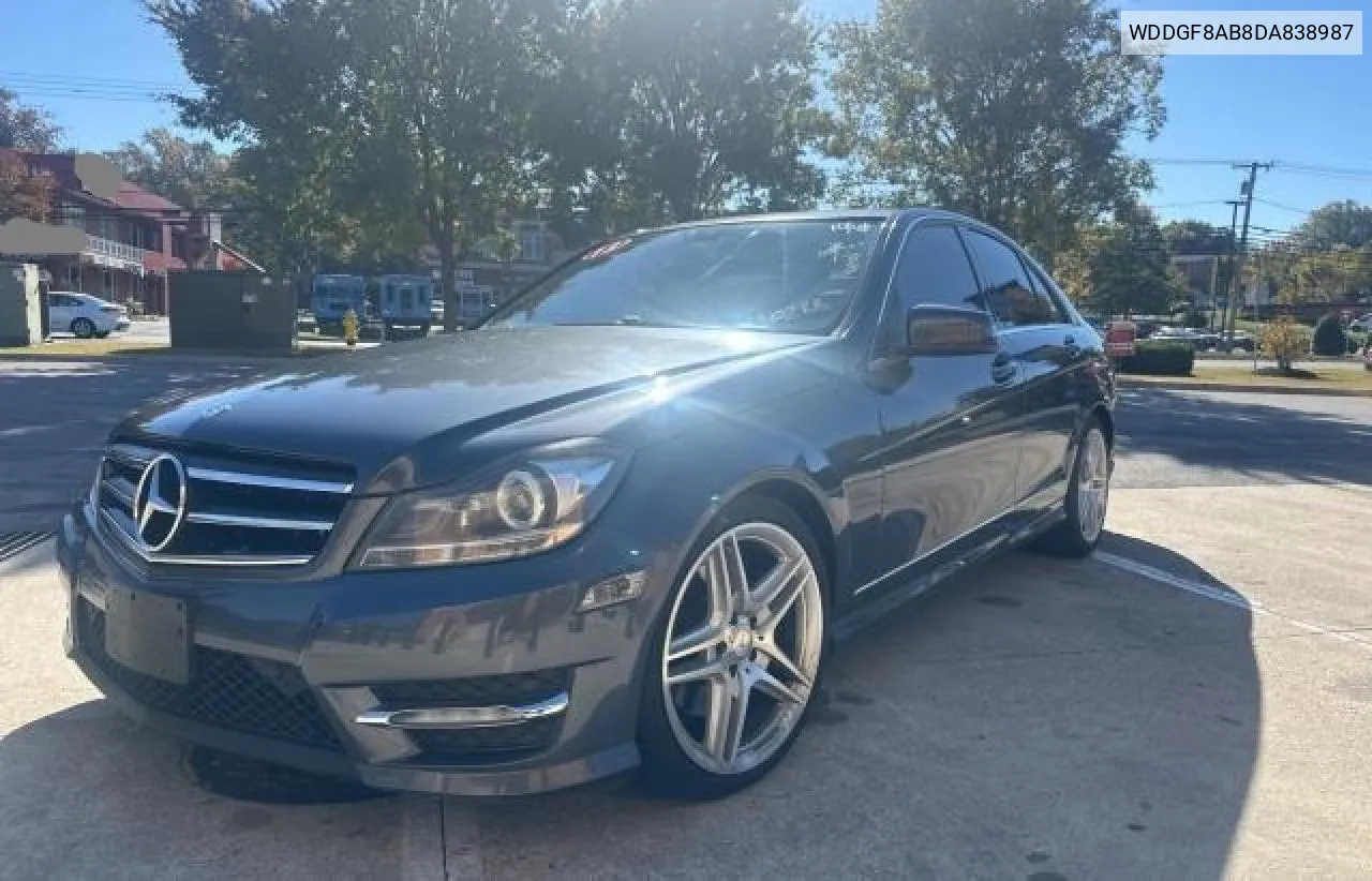 2013 Mercedes-Benz C 300 4Matic VIN: WDDGF8AB8DA838987 Lot: 77355514