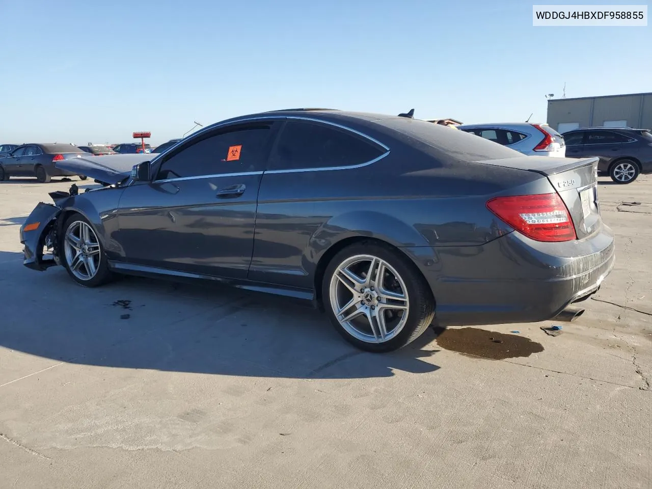 2013 Mercedes-Benz C 250 VIN: WDDGJ4HBXDF958855 Lot: 77376874