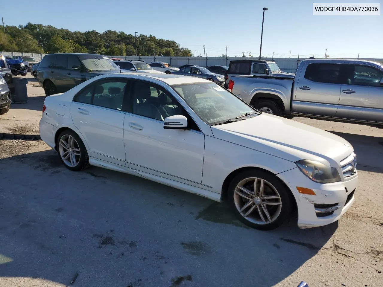 2013 Mercedes-Benz C 250 VIN: WDDGF4HB4DA773036 Lot: 77509834