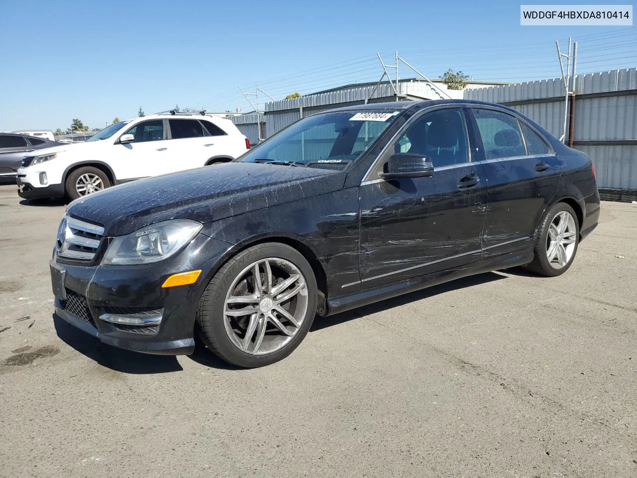 2013 Mercedes-Benz C 250 VIN: WDDGF4HBXDA810414 Lot: 77987684