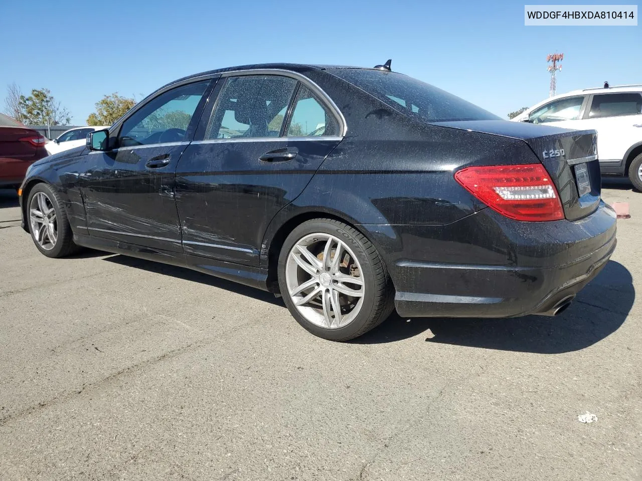 2013 Mercedes-Benz C 250 VIN: WDDGF4HBXDA810414 Lot: 77987684