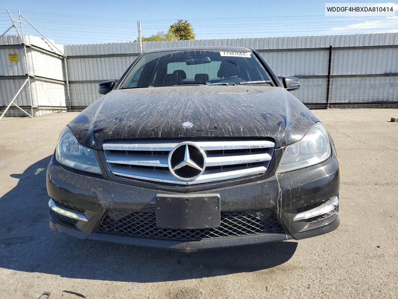 2013 Mercedes-Benz C 250 VIN: WDDGF4HBXDA810414 Lot: 77987684