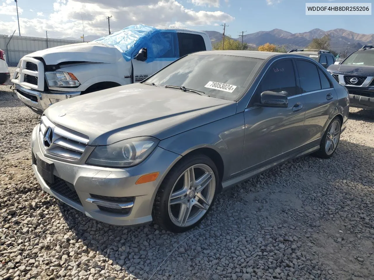 2013 Mercedes-Benz C 250 VIN: WDDGF4HB8DR255206 Lot: 78053024