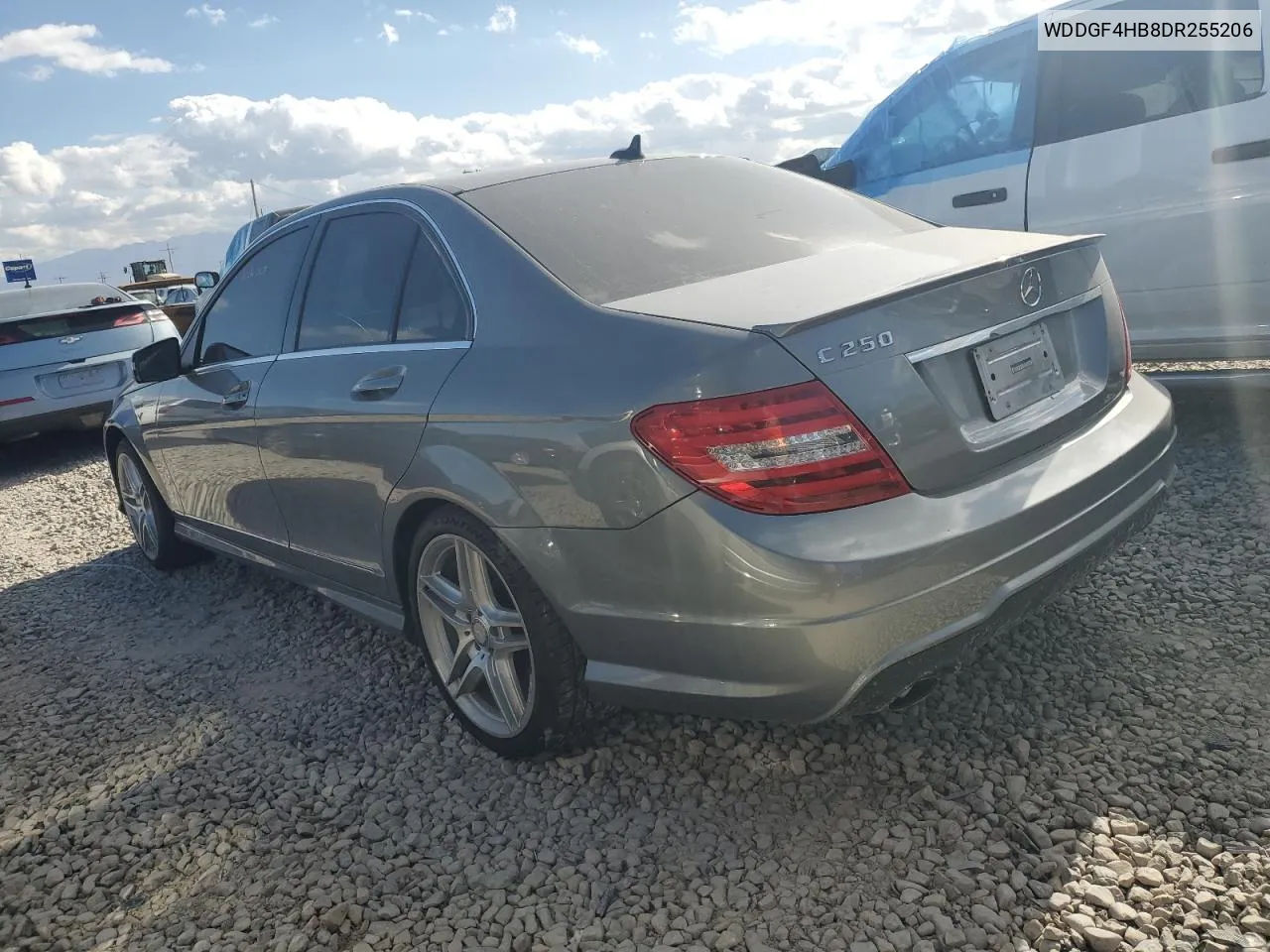 2013 Mercedes-Benz C 250 VIN: WDDGF4HB8DR255206 Lot: 78053024