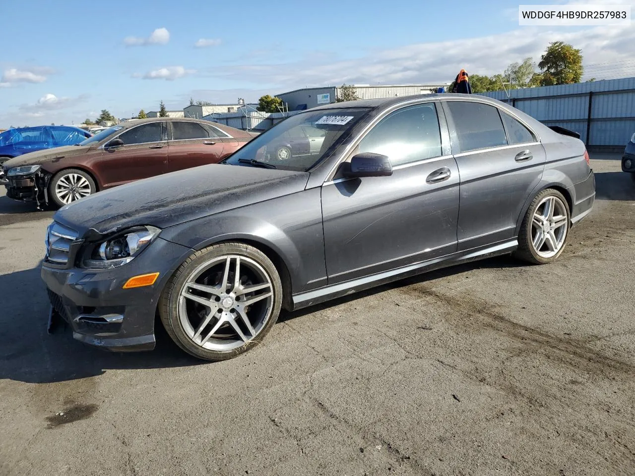 2013 Mercedes-Benz C 250 VIN: WDDGF4HB9DR257983 Lot: 78076704