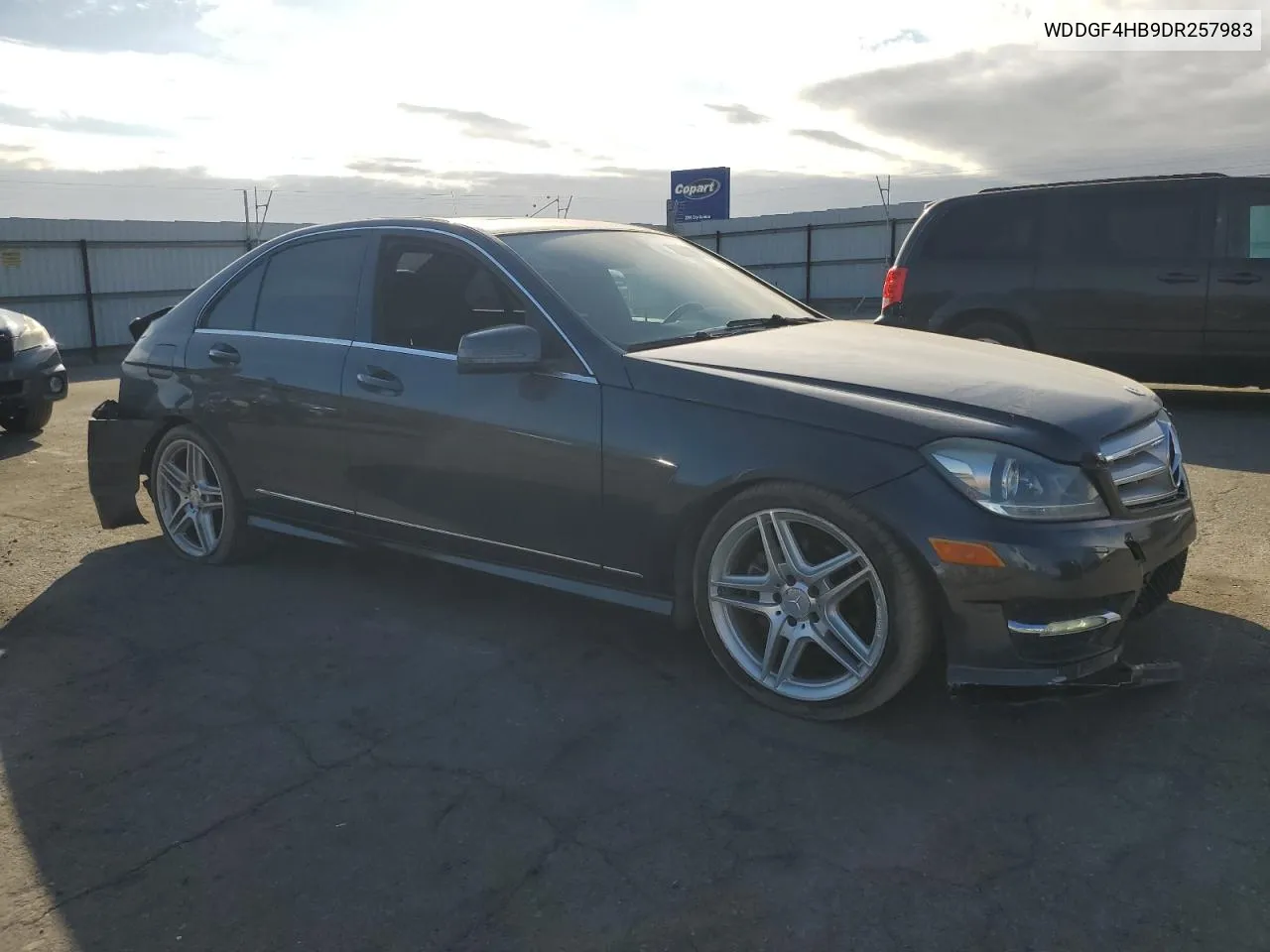 2013 Mercedes-Benz C 250 VIN: WDDGF4HB9DR257983 Lot: 78076704