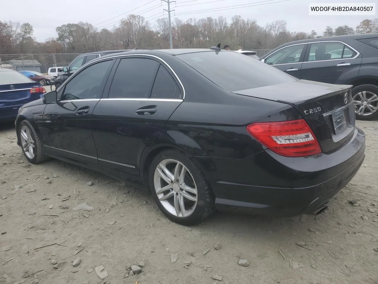 2013 Mercedes-Benz C 250 VIN: WDDGF4HB2DA840507 Lot: 78153474