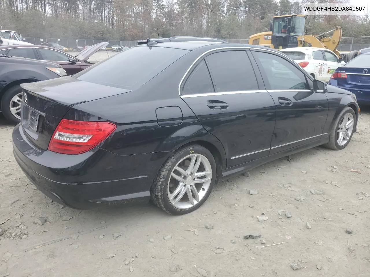 2013 Mercedes-Benz C 250 VIN: WDDGF4HB2DA840507 Lot: 78153474