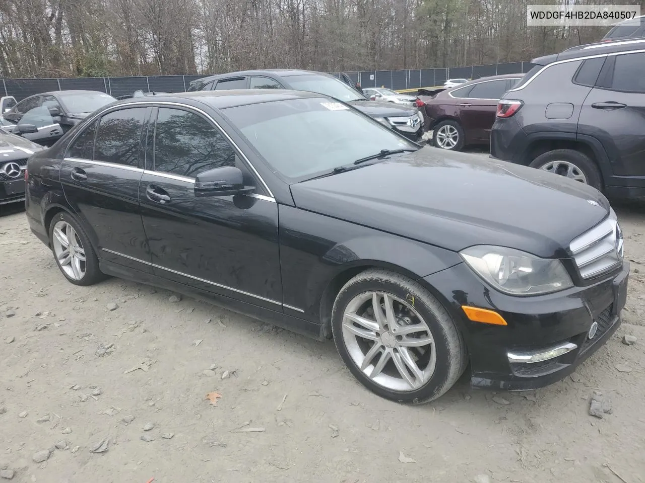 2013 Mercedes-Benz C 250 VIN: WDDGF4HB2DA840507 Lot: 78153474