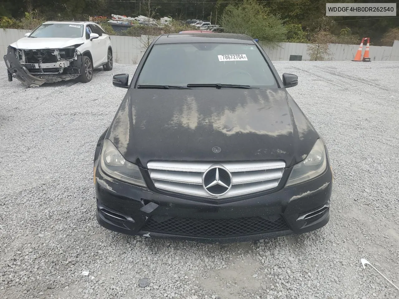 2013 Mercedes-Benz C 250 VIN: WDDGF4HB0DR262540 Lot: 78672704