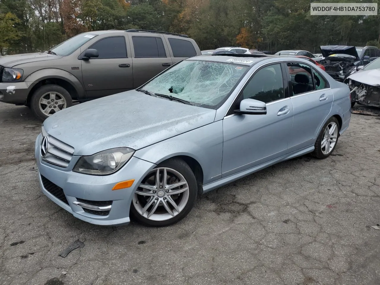 2013 Mercedes-Benz C 250 VIN: WDDGF4HB1DA753780 Lot: 78685024