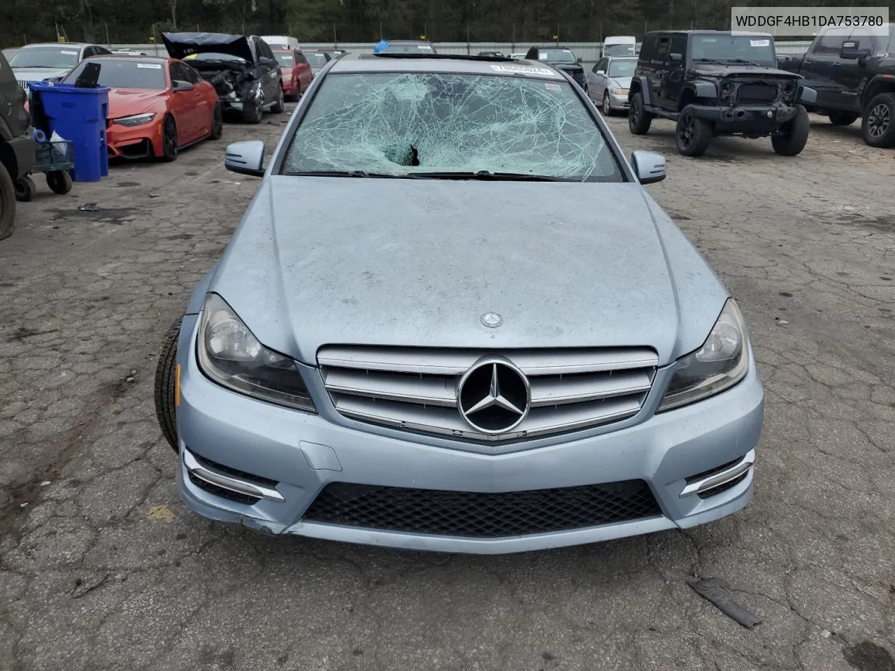 2013 Mercedes-Benz C 250 VIN: WDDGF4HB1DA753780 Lot: 78685024