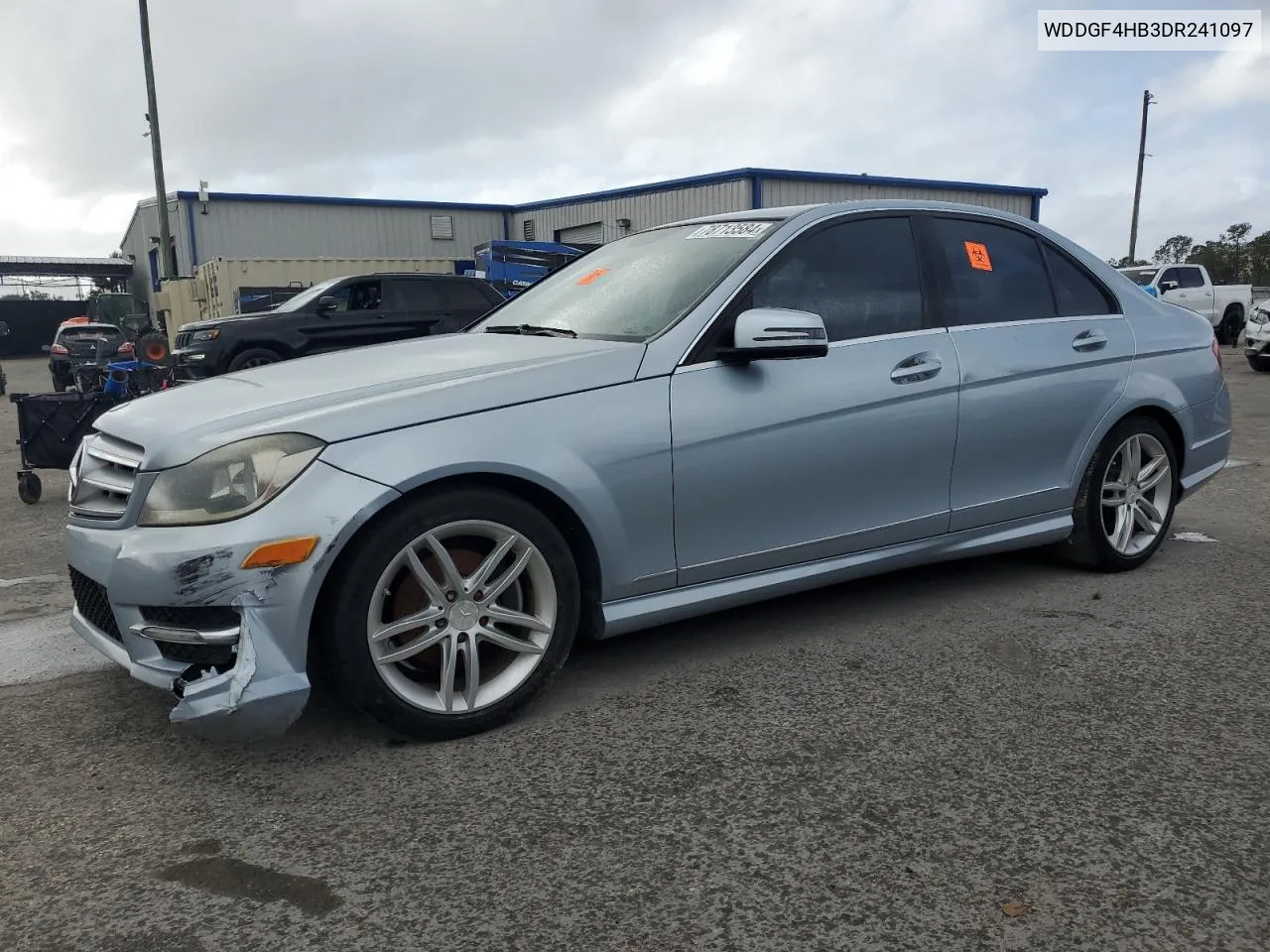 2013 Mercedes-Benz C 250 VIN: WDDGF4HB3DR241097 Lot: 78713584