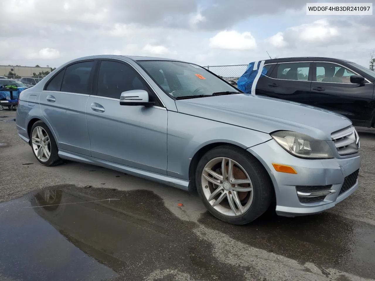 2013 Mercedes-Benz C 250 VIN: WDDGF4HB3DR241097 Lot: 78713584