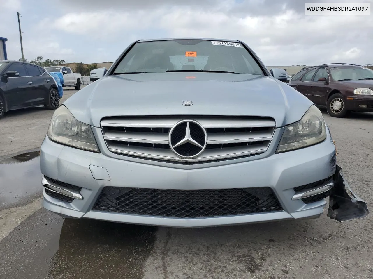 2013 Mercedes-Benz C 250 VIN: WDDGF4HB3DR241097 Lot: 78713584