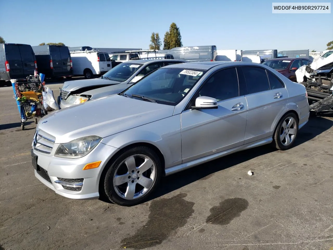 2013 Mercedes-Benz C 250 VIN: WDDGF4HB9DR297724 Lot: 79502384