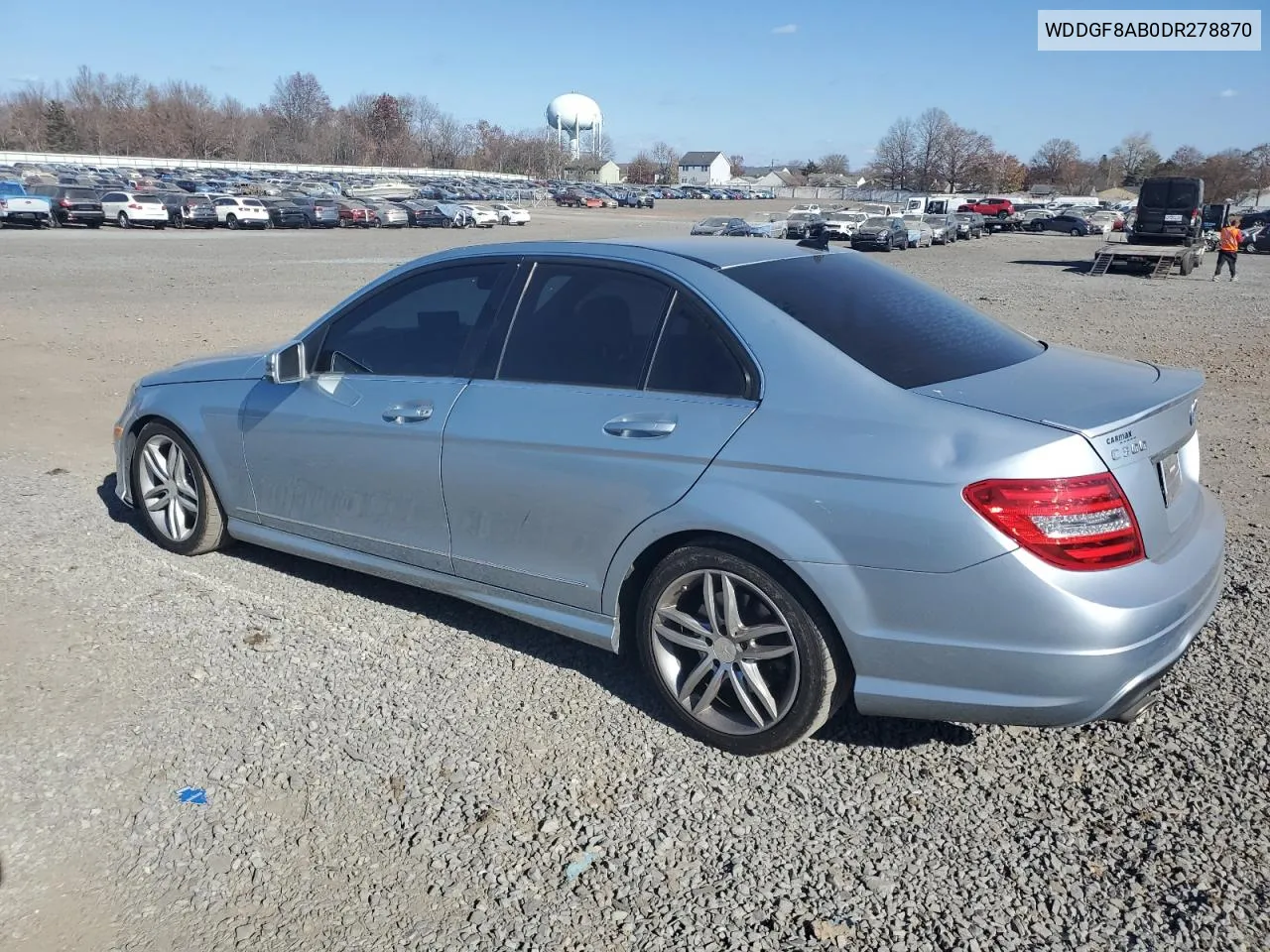 2013 Mercedes-Benz C 300 4Matic VIN: WDDGF8AB0DR278870 Lot: 79850444