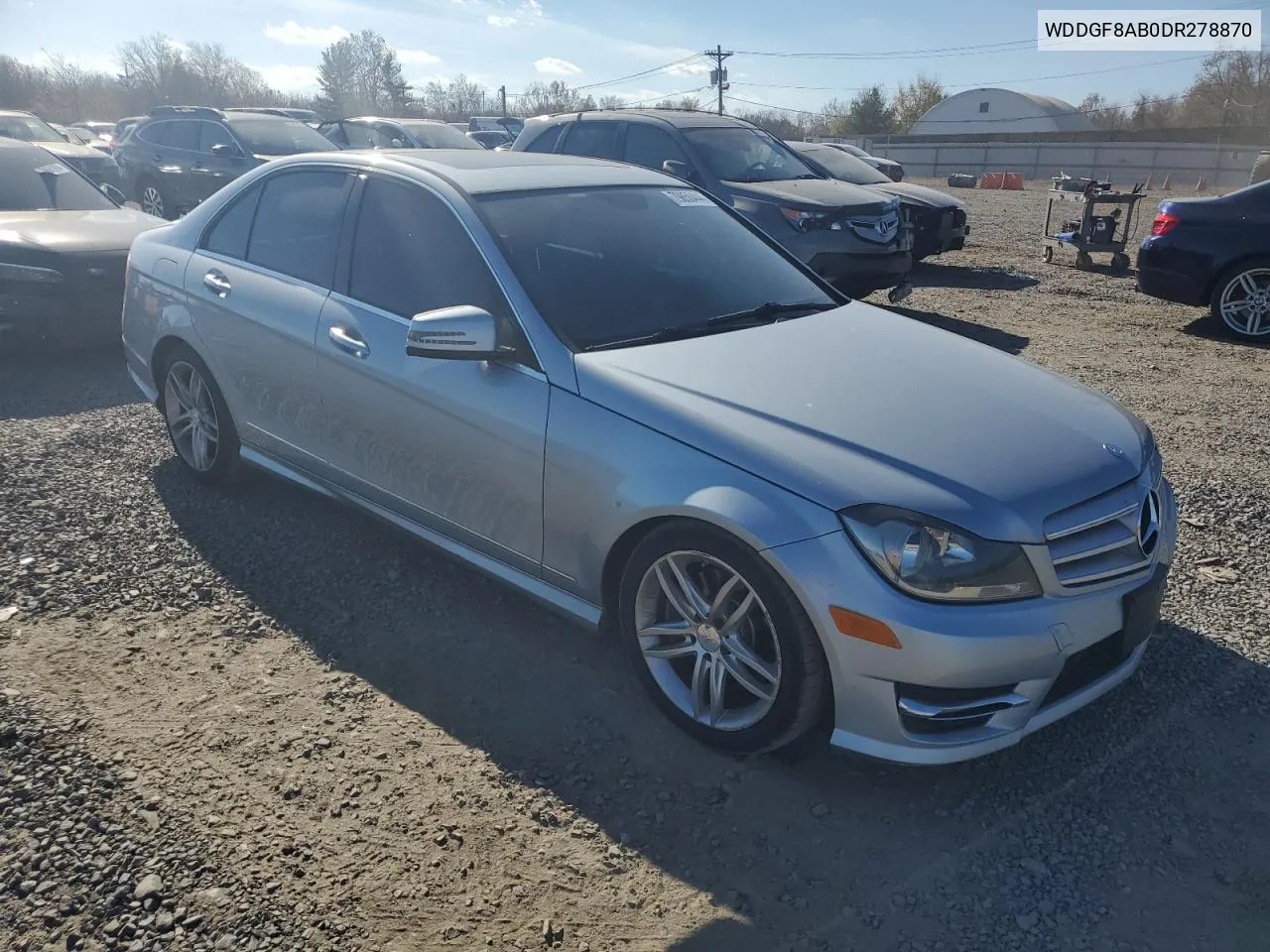 2013 Mercedes-Benz C 300 4Matic VIN: WDDGF8AB0DR278870 Lot: 79850444