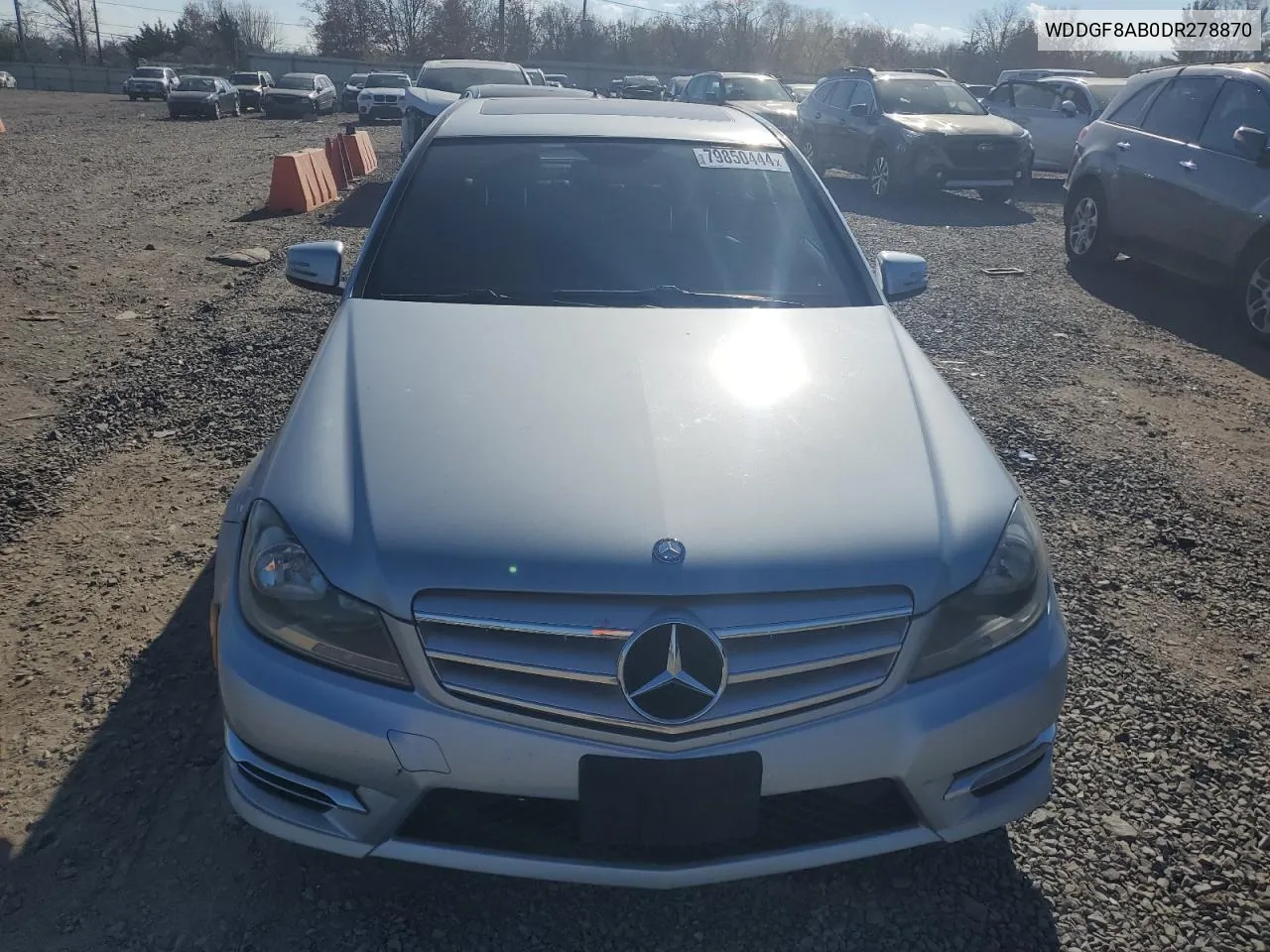 2013 Mercedes-Benz C 300 4Matic VIN: WDDGF8AB0DR278870 Lot: 79850444