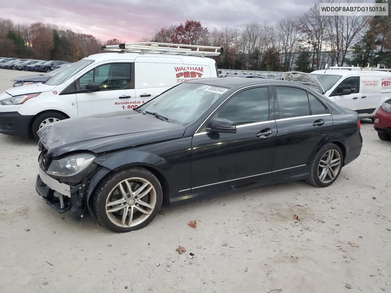 2013 Mercedes-Benz C 300 4Matic VIN: WDDGF8AB7DG150136 Lot: 80002044