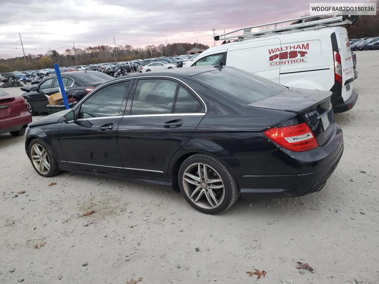 2013 Mercedes-Benz C 300 4Matic VIN: WDDGF8AB7DG150136 Lot: 80002044