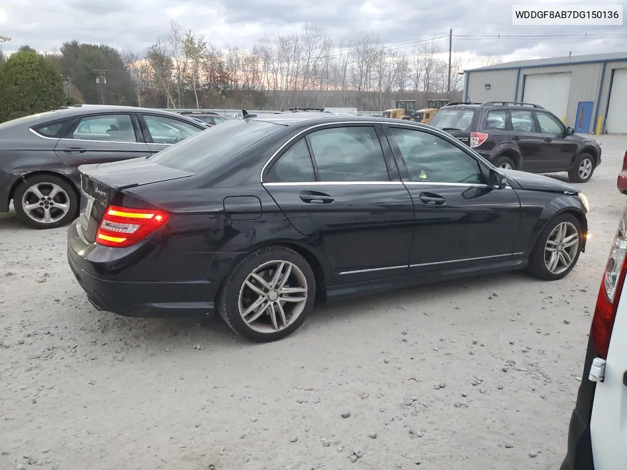 2013 Mercedes-Benz C 300 4Matic VIN: WDDGF8AB7DG150136 Lot: 80002044