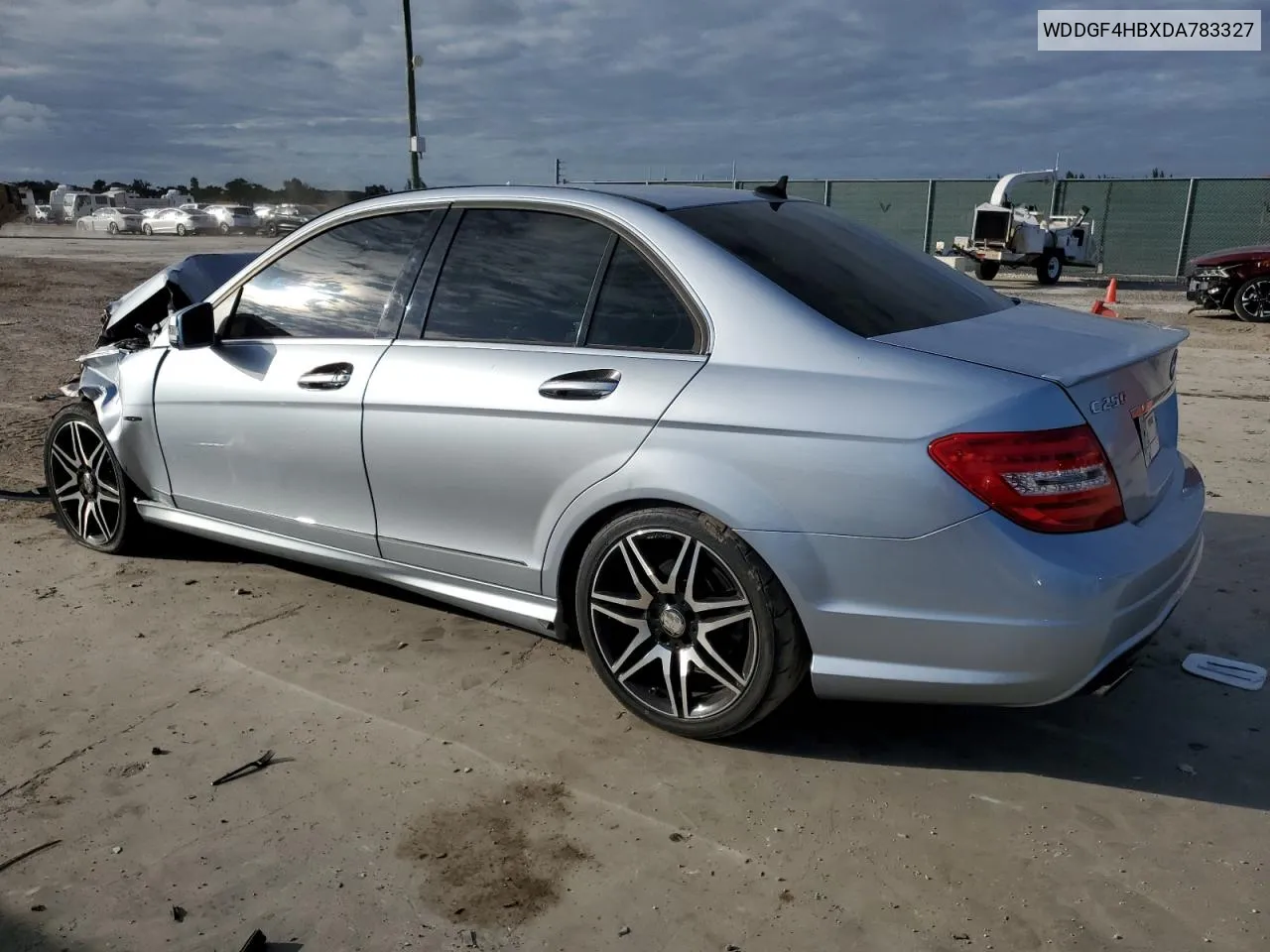 2013 Mercedes-Benz C 250 VIN: WDDGF4HBXDA783327 Lot: 80064154