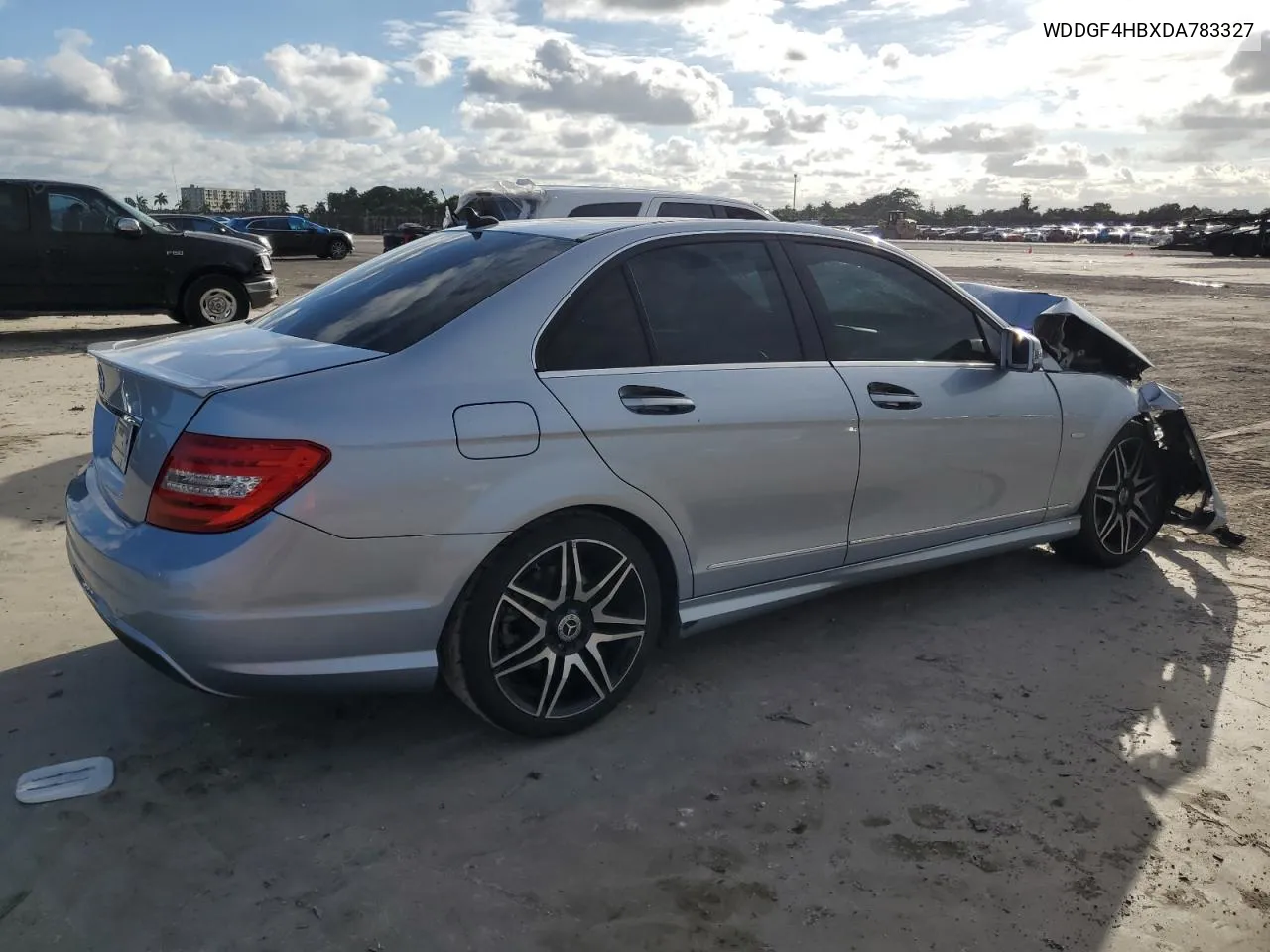 2013 Mercedes-Benz C 250 VIN: WDDGF4HBXDA783327 Lot: 80064154