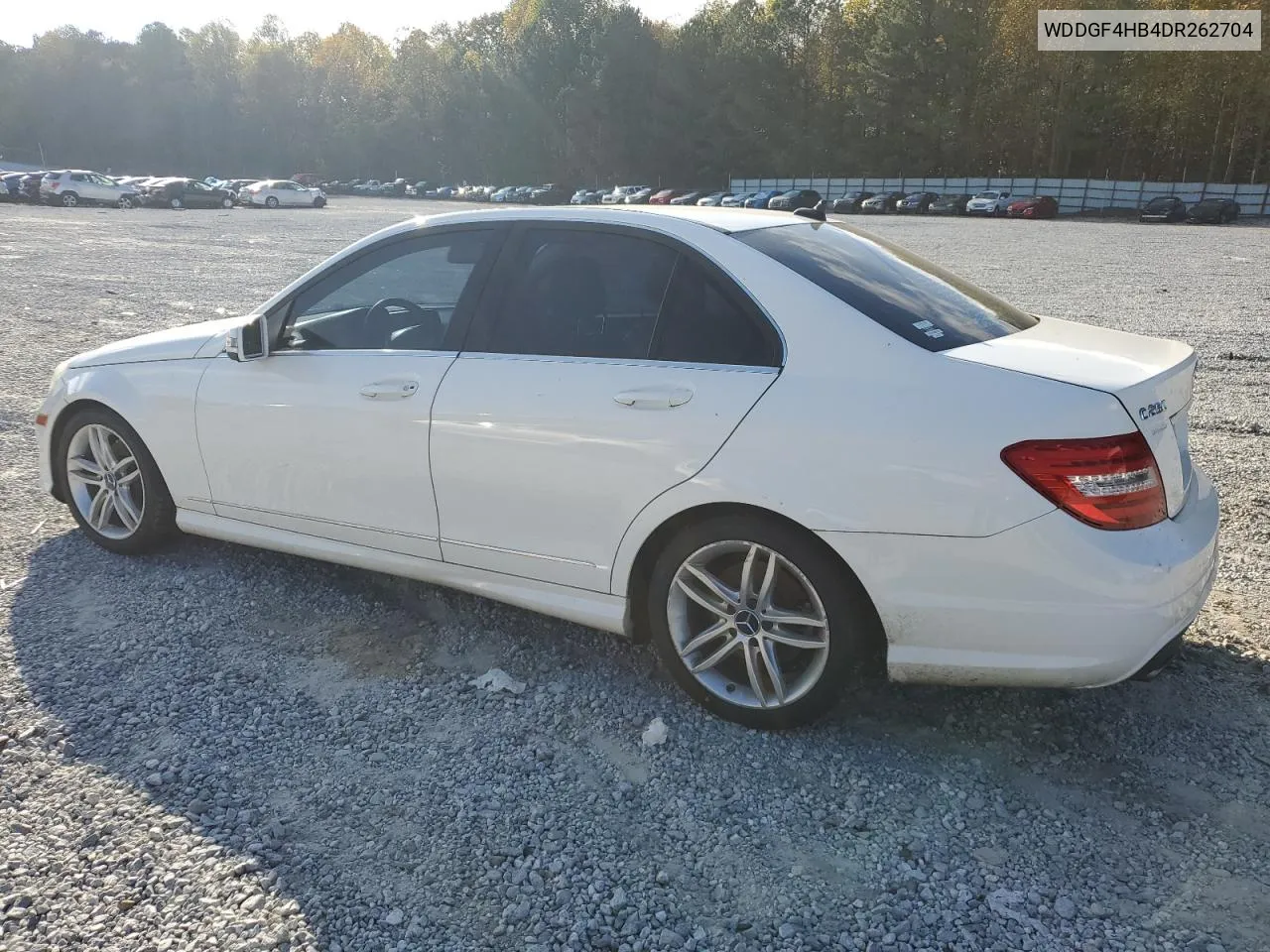 2013 Mercedes-Benz C 250 VIN: WDDGF4HB4DR262704 Lot: 80226574