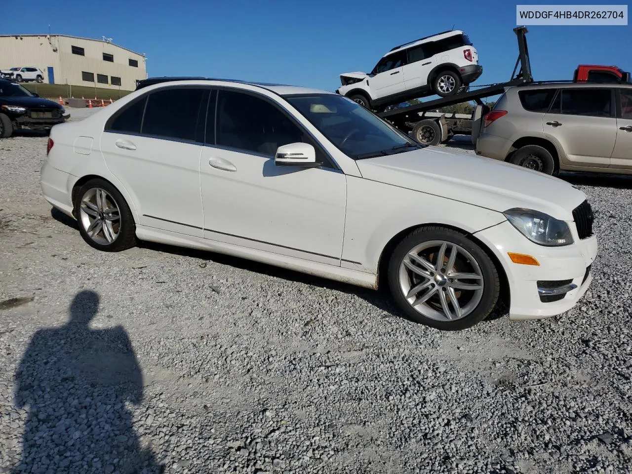 2013 Mercedes-Benz C 250 VIN: WDDGF4HB4DR262704 Lot: 80226574