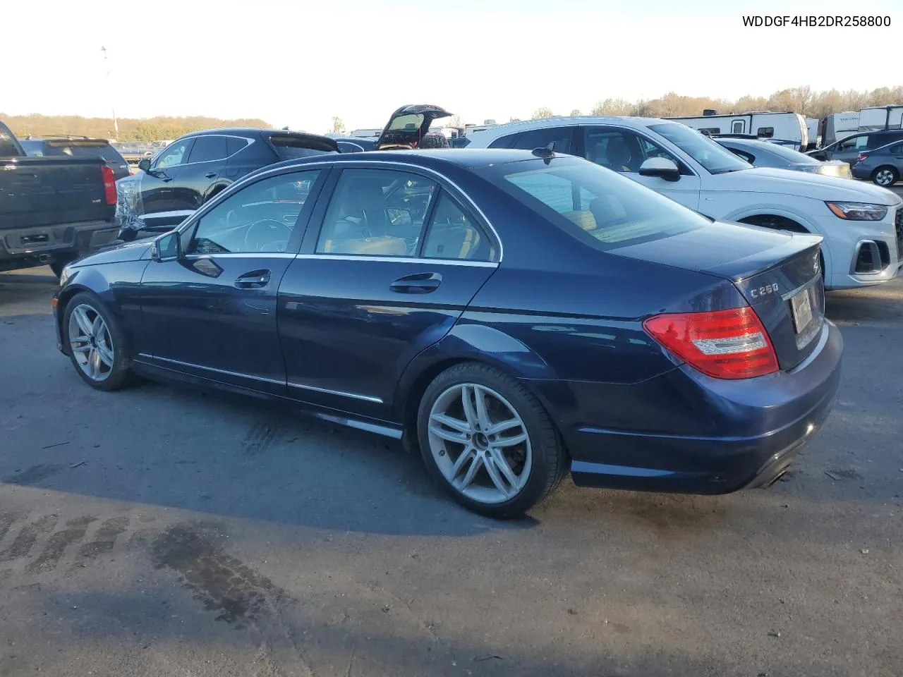 2013 Mercedes-Benz C 250 VIN: WDDGF4HB2DR258800 Lot: 80650424