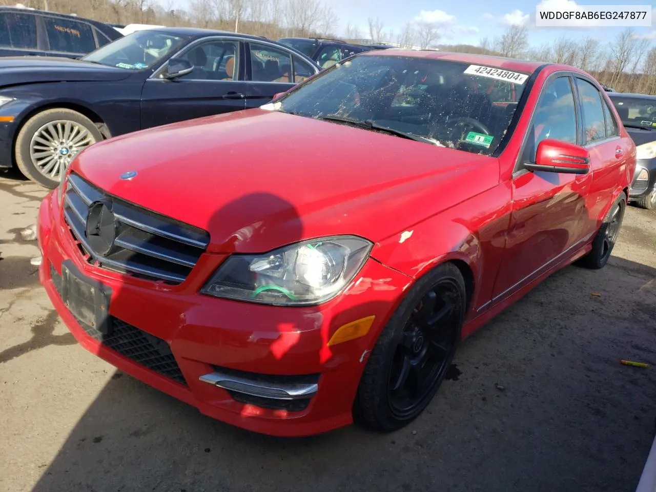 WDDGF8AB6EG247877 2014 Mercedes-Benz C 300 4Matic