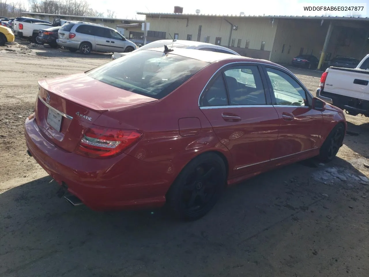 WDDGF8AB6EG247877 2014 Mercedes-Benz C 300 4Matic