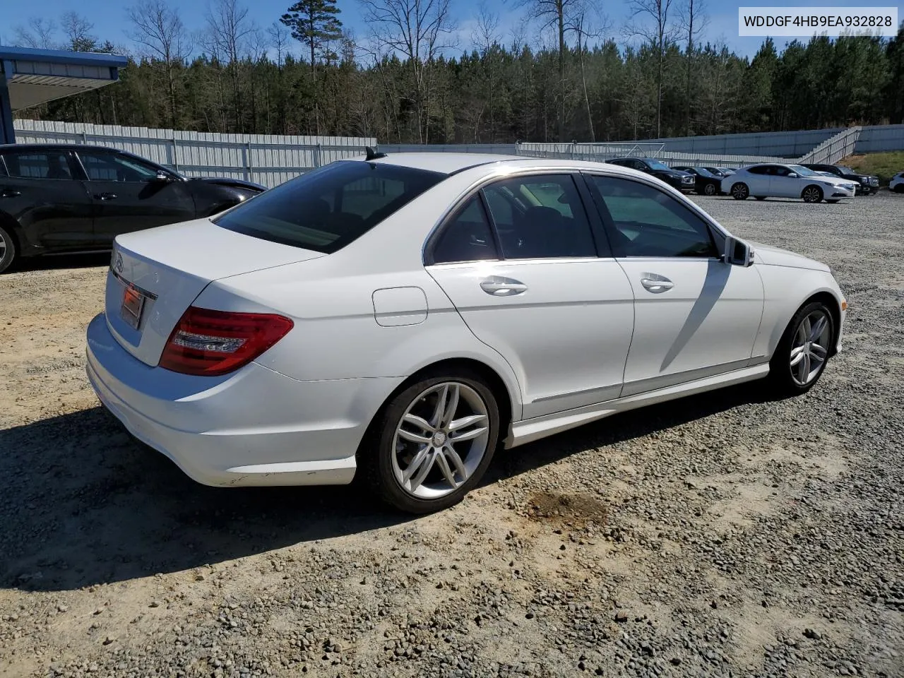 2014 Mercedes-Benz C 250 VIN: WDDGF4HB9EA932828 Lot: 46237734