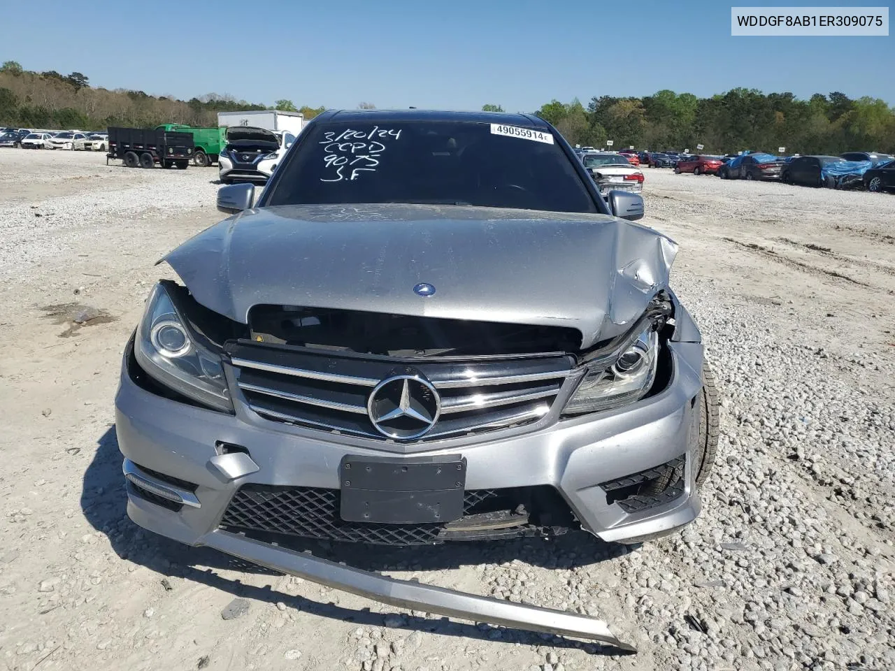 WDDGF8AB1ER309075 2014 Mercedes-Benz C 300 4Matic