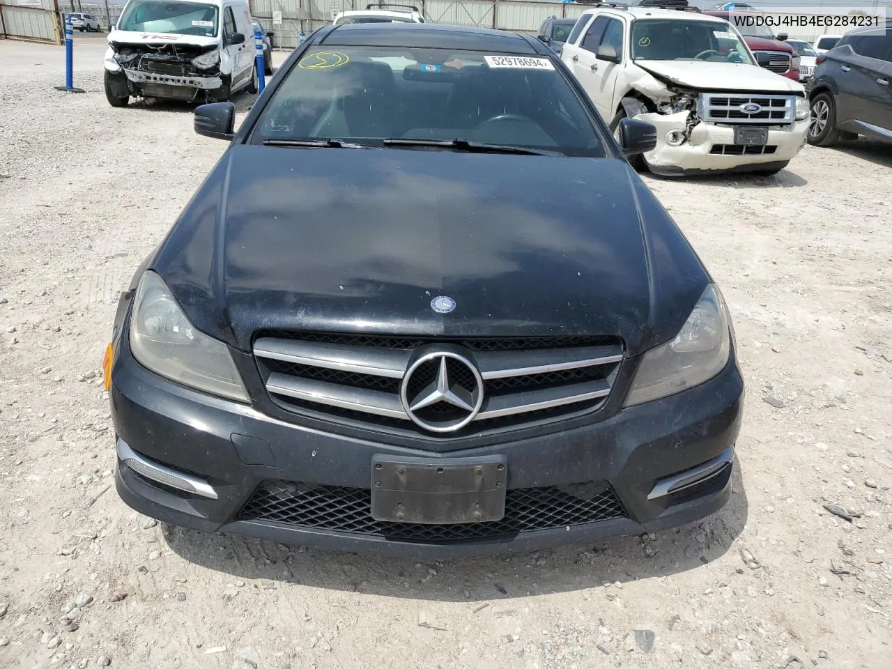 2014 Mercedes-Benz C 250 VIN: WDDGJ4HB4EG284231 Lot: 52978694