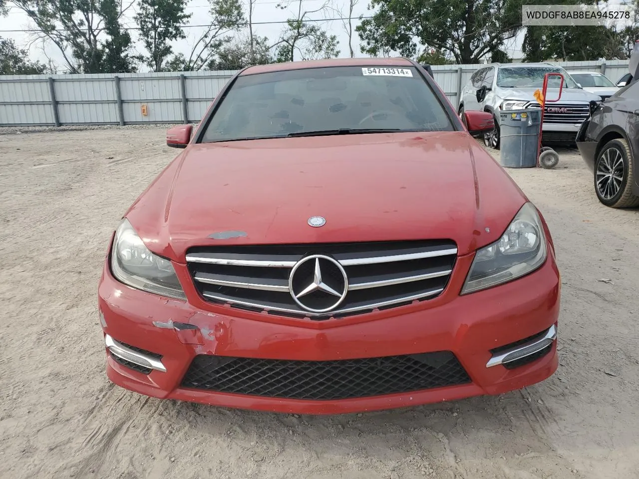 2014 Mercedes-Benz C 300 4Matic VIN: WDDGF8AB8EA945278 Lot: 54713314