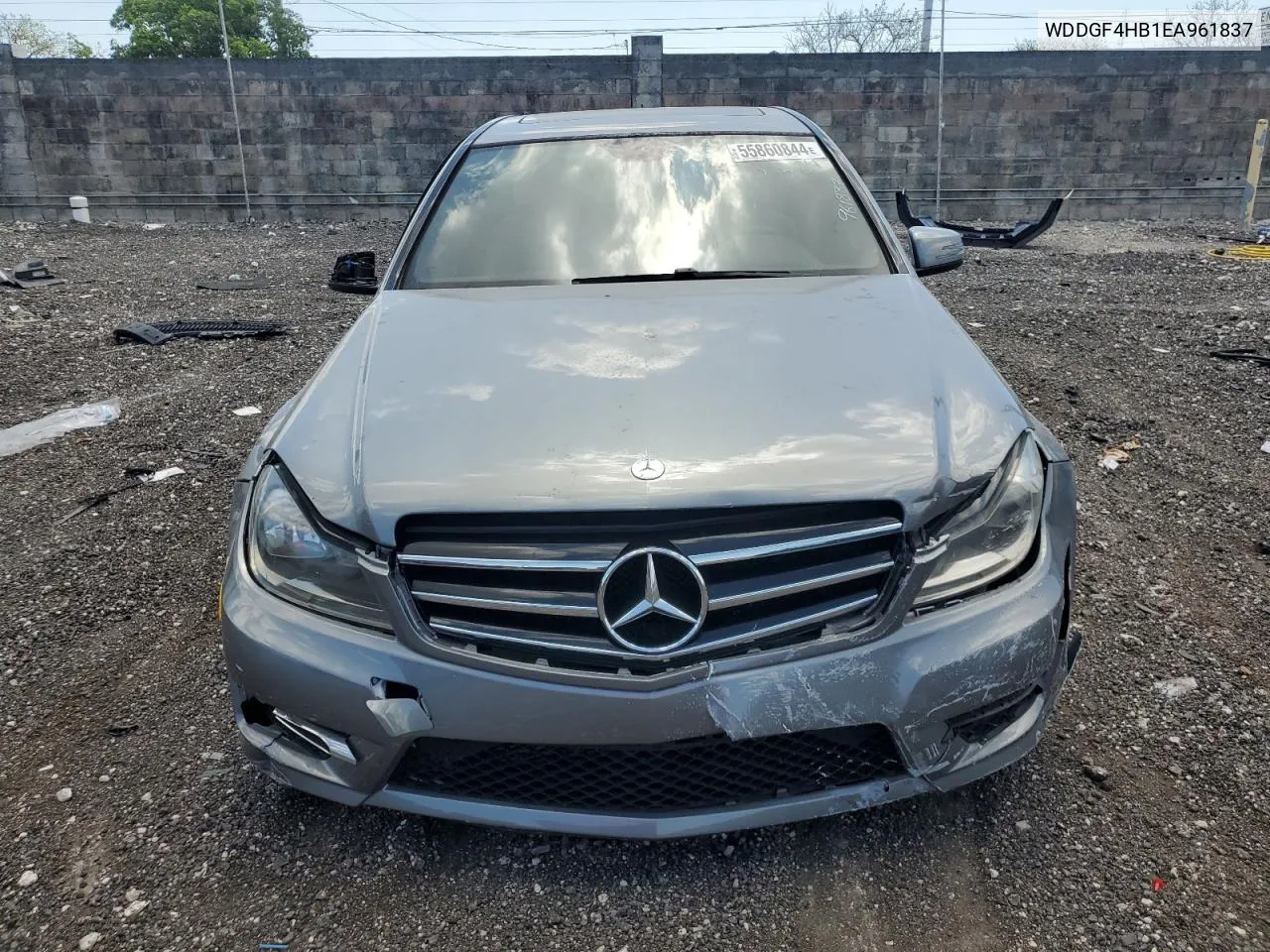 2014 Mercedes-Benz C 250 VIN: WDDGF4HB1EA961837 Lot: 55860844