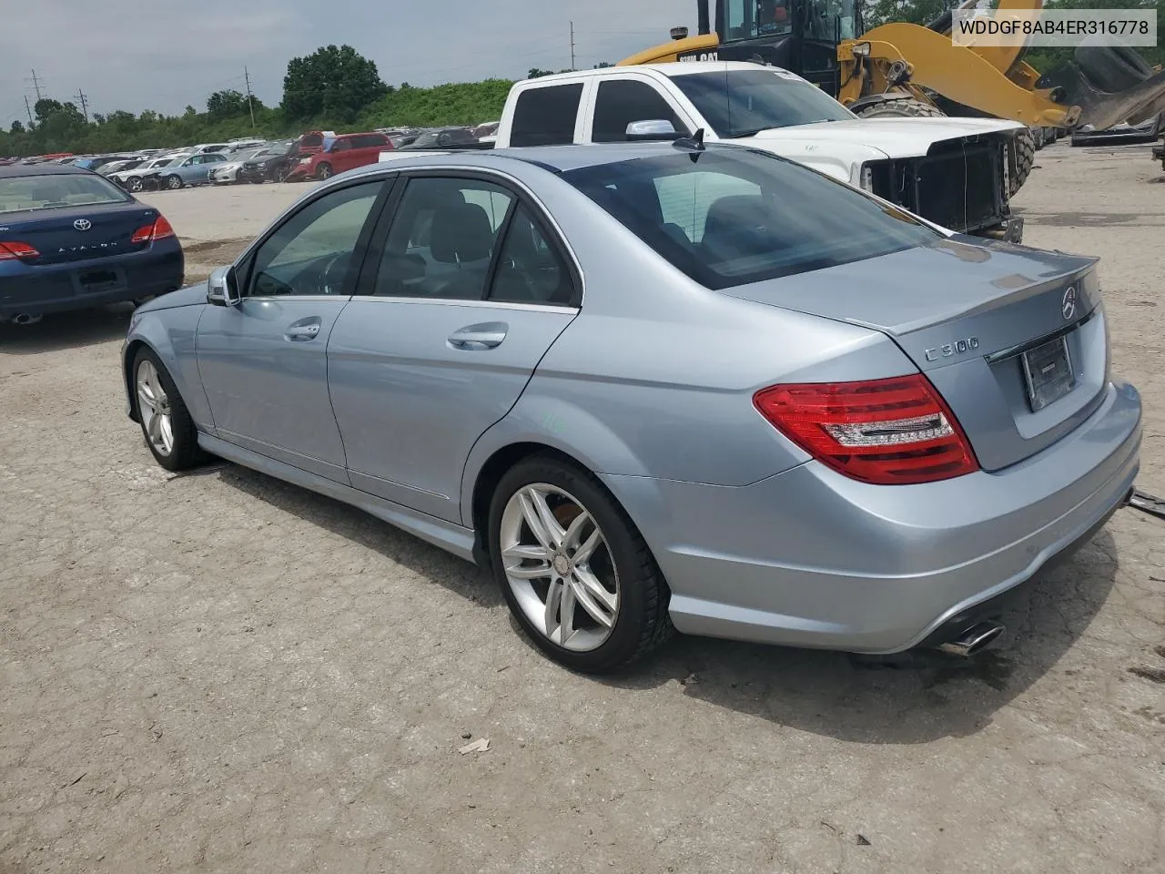 2014 Mercedes-Benz C 300 4Matic VIN: WDDGF8AB4ER316778 Lot: 55889294