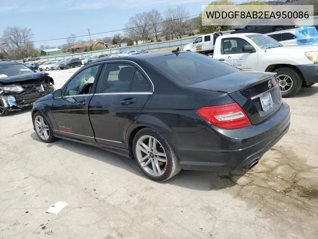 2014 Mercedes-Benz C 300 4Matic VIN: WDDGF8AB2EA950086 Lot: 57516004