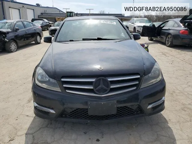 2014 Mercedes-Benz C 300 4Matic VIN: WDDGF8AB2EA950086 Lot: 57516004