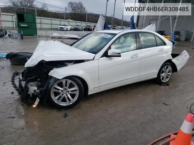 2014 Mercedes-Benz C 250 VIN: WDDGF4HB6ER308485 Lot: 60098384