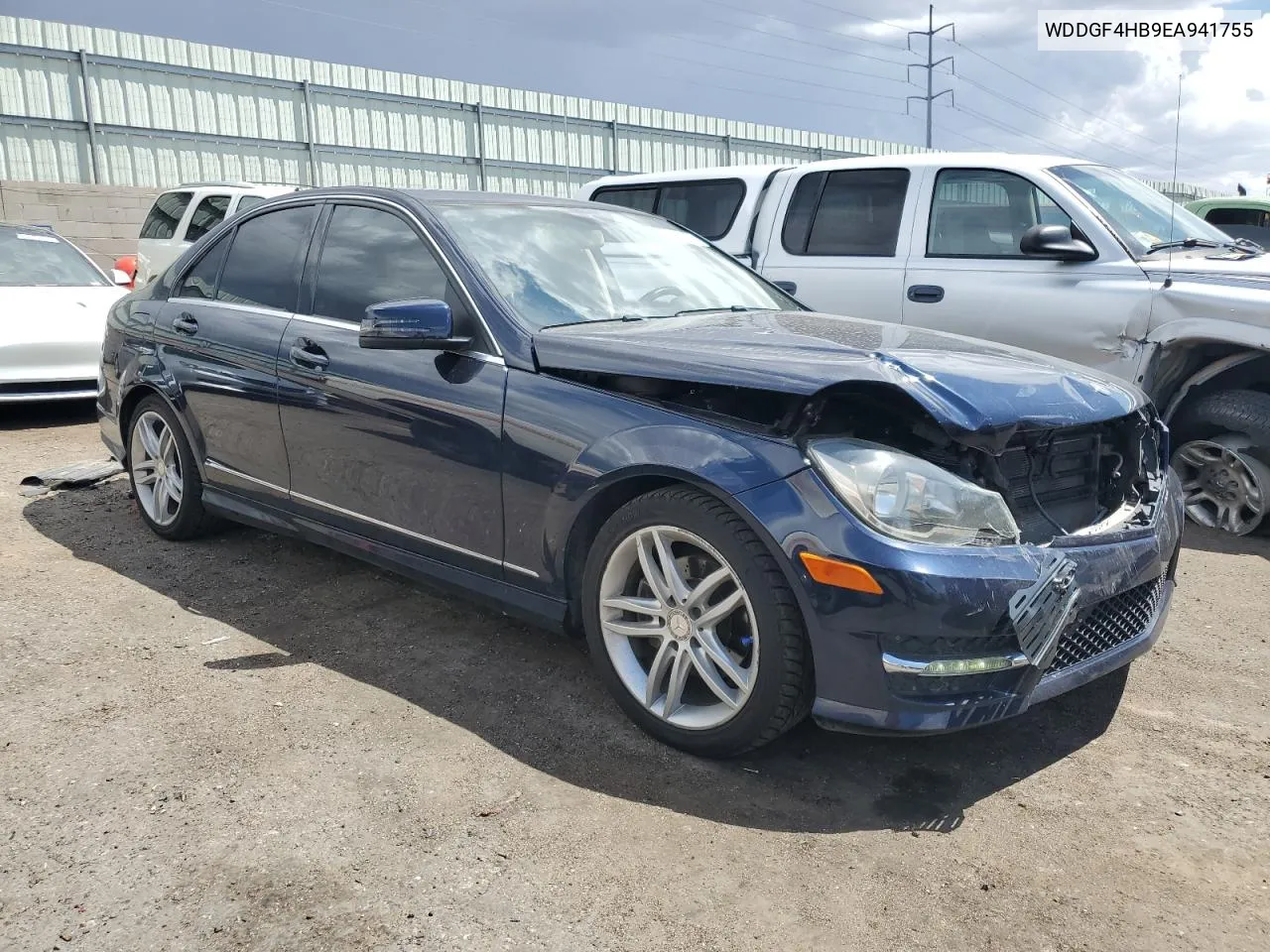 2014 Mercedes-Benz C 250 VIN: WDDGF4HB9EA941755 Lot: 65488184