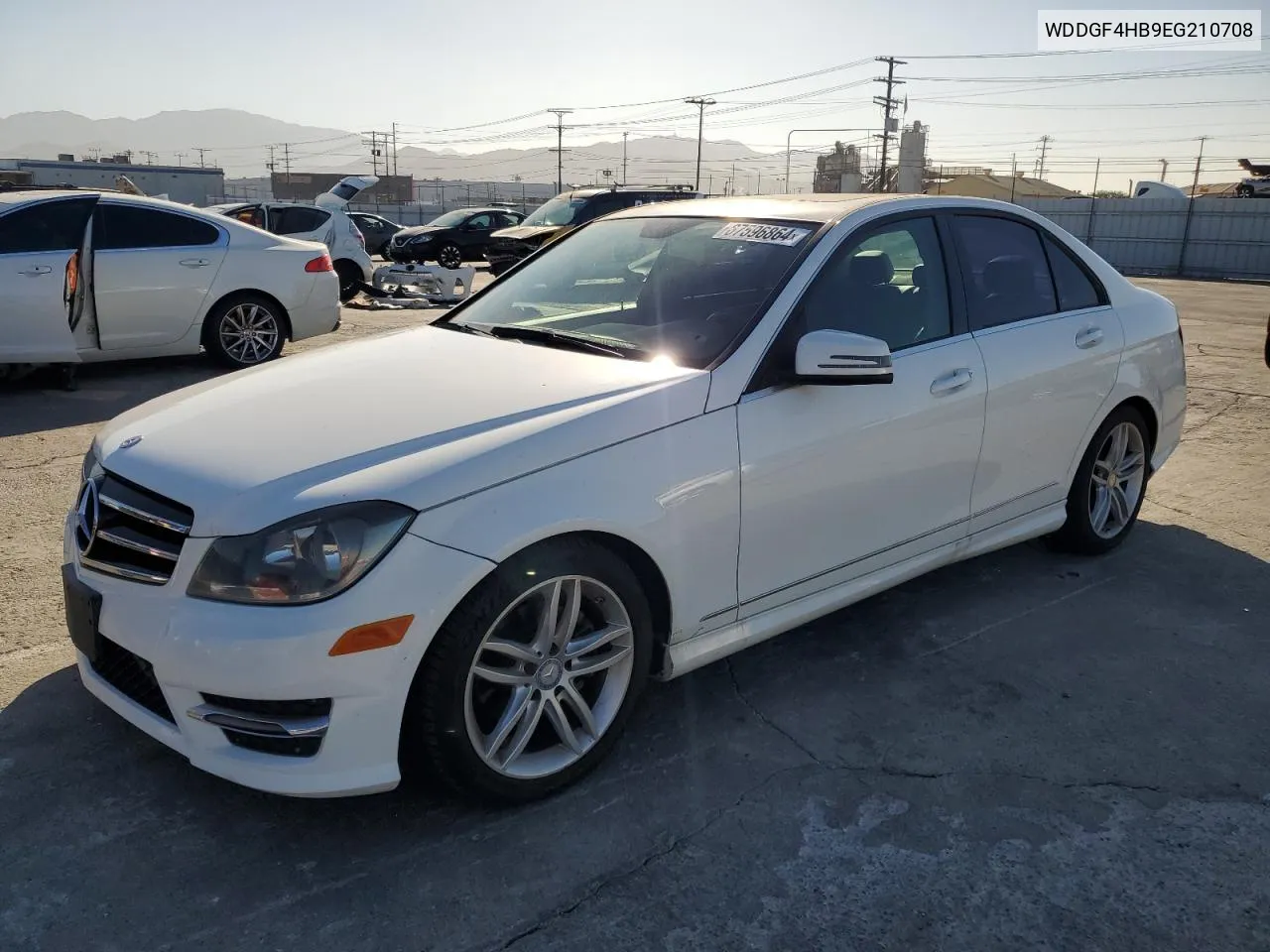 2014 Mercedes-Benz C 250 VIN: WDDGF4HB9EG210708 Lot: 67596864