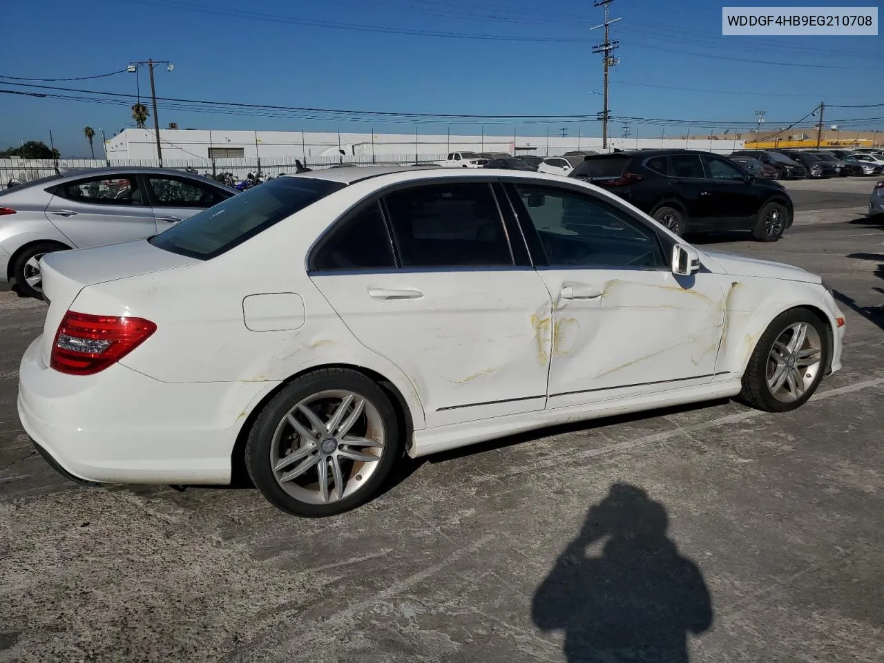 2014 Mercedes-Benz C 250 VIN: WDDGF4HB9EG210708 Lot: 67596864