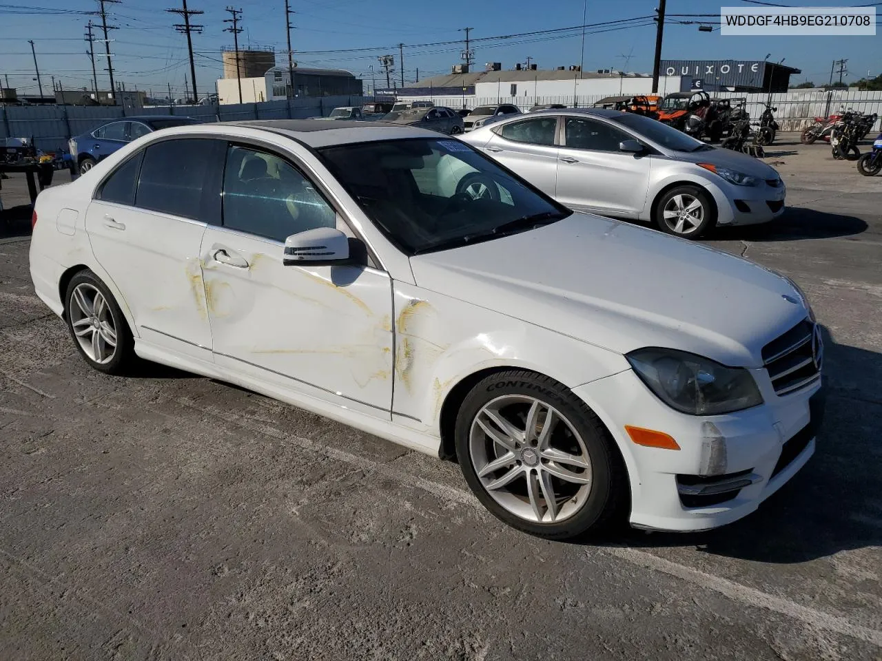 2014 Mercedes-Benz C 250 VIN: WDDGF4HB9EG210708 Lot: 67596864